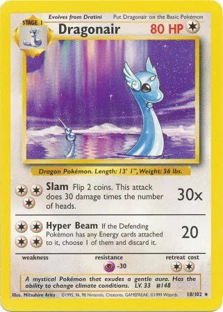 Dragonair 18 (Base Set (Unlimited))