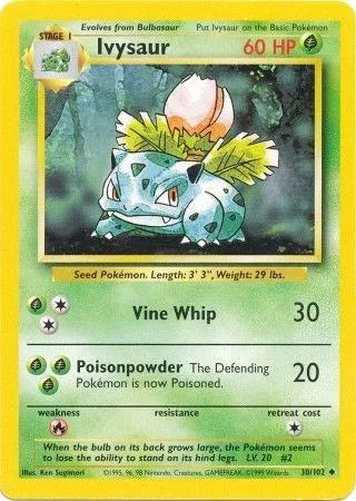 Ivysaur 30 (Base Set (Unlimited))