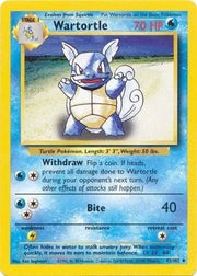 Wartortle 42 (Base Set (Unlimited))