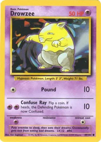 Drowzee 49 · Normal (Base Set (Unlimited))