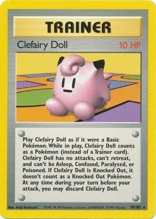 Clefairy Doll 70 (Base Set (Unlimited))