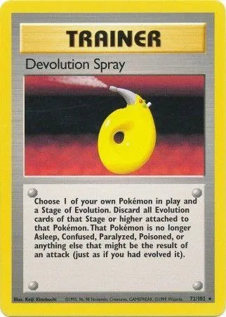 Devolution Spray 72 (Base Set (Unlimited))