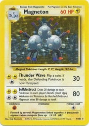 1999 Pokemon Base Set Unlimited Magneton