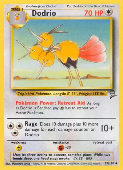 Dodrio 37 · Normal (Base Set 2)