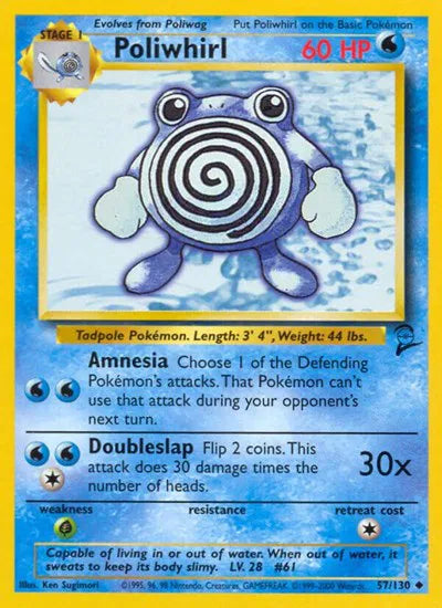 Poliwhirl 57 (Base Set 2)
