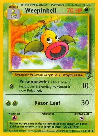 Weepinbell 64 · Normal (Base Set 2)