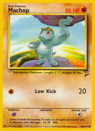 Machop 78 · Normal (Base Set 2)