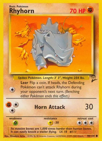 Rhyhorn 90 (Base Set 2)