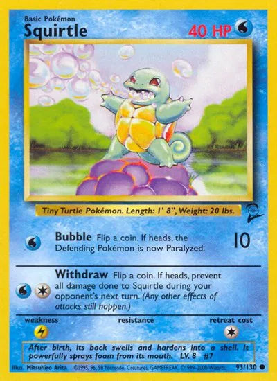 Squirtle 93 - Base Set 2