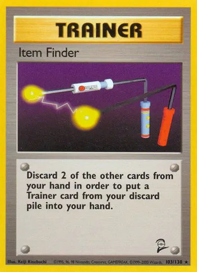 Item Finder 103 (Base Set 2) Vintage