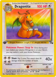 Dragonite 19 · Fossil - 1st Edition Vintage