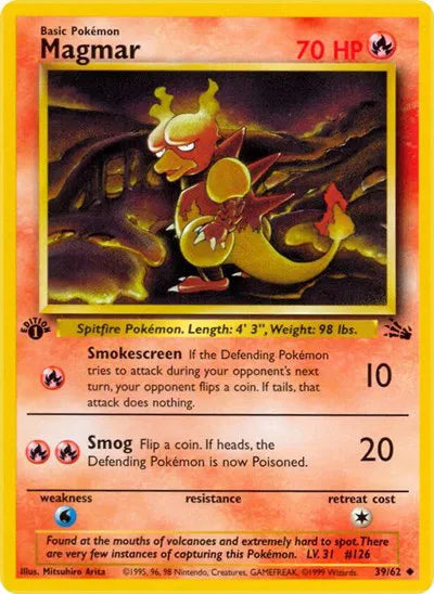 Magmar 39 · 1st Edition (Fossil)