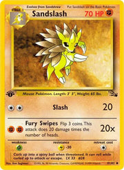 Sandslash 41 · 1st Edition (Fossil)