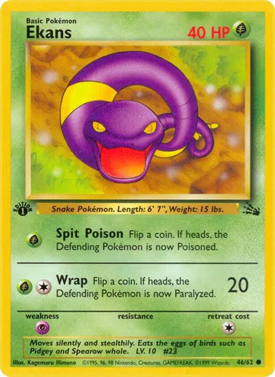 Ekans 46 · 1st Edition (Fossil)