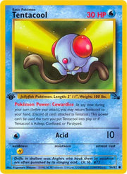 Tentacool 56 · 1st Edition (Fossil)