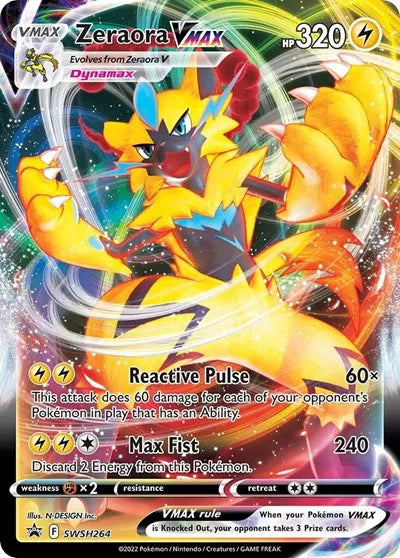 Zeraora VMAX SWSH264 (Sword & Shield Promo)