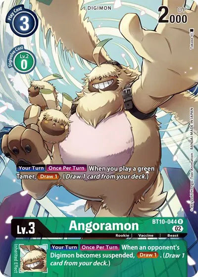 Angoramon (Alternate Art) BT10-044 R (XROS Encounter)