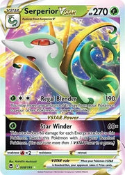 Serperior VSTAR 008/195 · Holofoil (Silver Tempest)