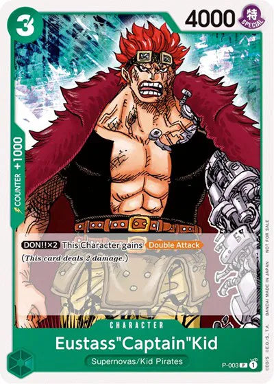 Eustass"Captain"Kid (Promotion Pack 2022) P-003 · Normal (One Piece Promotion Cards) — CGC 10 (Pristine)