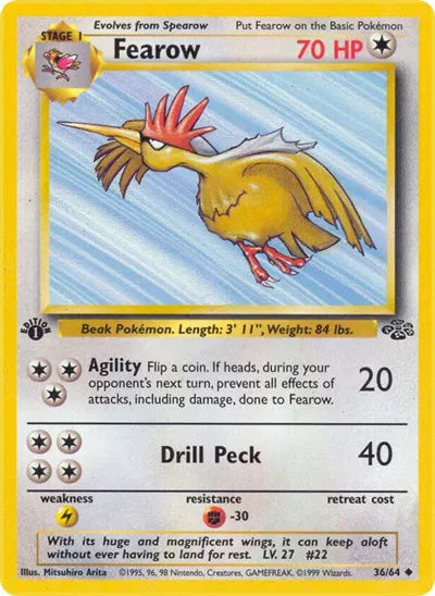 Fearow 36 · 1st Edition (Jungle)