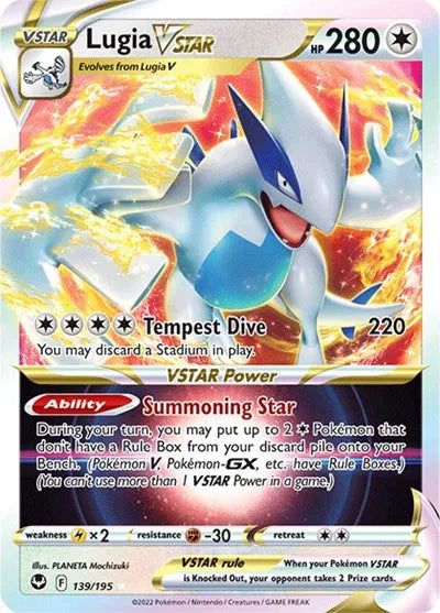 Lugia VSTAR 139/195 · Holofoil (Silver Tempest)