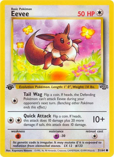 Eevee 51 · 1st Edition (Jungle)