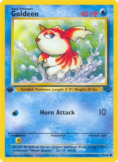 Goldeen 53 · 1st Edition (Jungle)