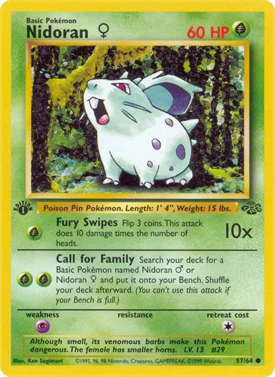 Nidoran 57/64 - Jungle