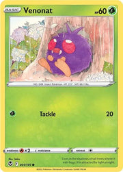 Venonat 001/195 · Normal (Silver Tempest)