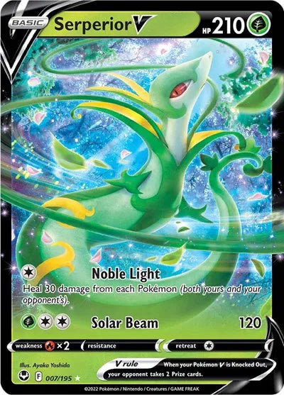 Serperior V 007/195 (Silver Tempest)