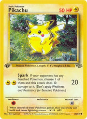 Pikachu 60 · Jungle - 1st Edition Vintage