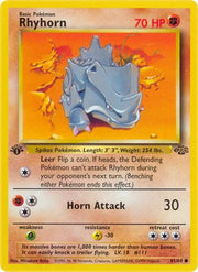 Rhyhorn 61 · 1st Edition (Jungle)