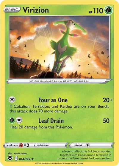 Virizion 014/195 · Normal (Silver Tempest)
