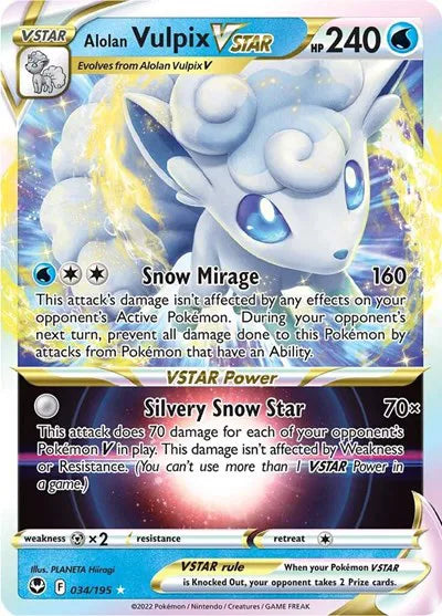 Alolan Vulpix VSTAR - 034/195