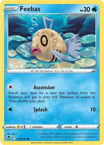 Feebas 039/195 · Normal (Silver Tempest)