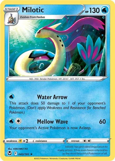 Milotic 040/195 · Normal (Silver Tempest)