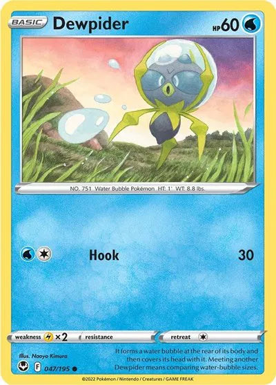 Dewpider 047/195 · Normal (Silver Tempest)