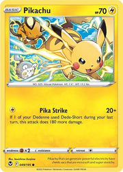 Pikachu 049/195 · Normal (Silver Tempest)