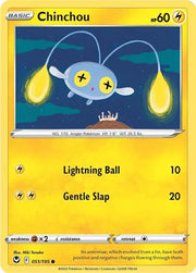Chinchou 051/195 · Normal (Silver Tempest)