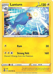 Lanturn 052/195 · Reverse Holofoil (Silver Tempest)
