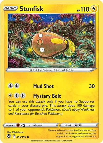 Stunfisk 055/195 · Normal (Silver Tempest)