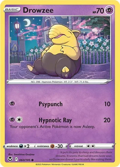 Drowzee 060/195 · Normal (Silver Tempest)
