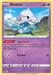 Meditite 072/195 · Normal (Silver Tempest)