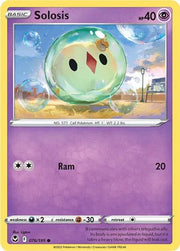 Solosis 076/195 · Reverse Holofoil (Silver Tempest)