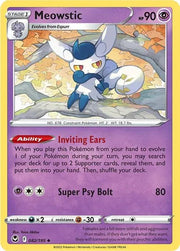 Meowstic 082/195 · Reverse Holofoil (Silver Tempest)