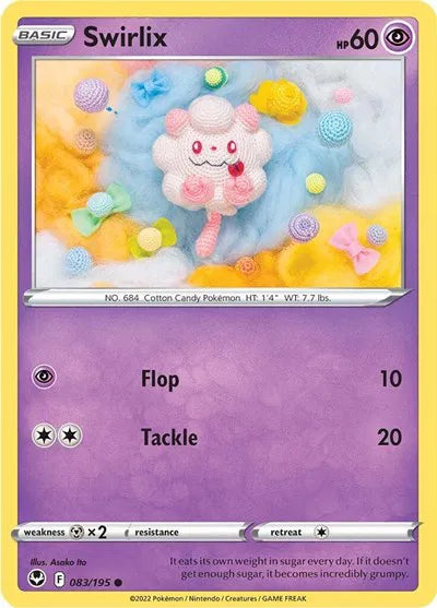 Swirlix 083/195 · Normal (Silver Tempest)