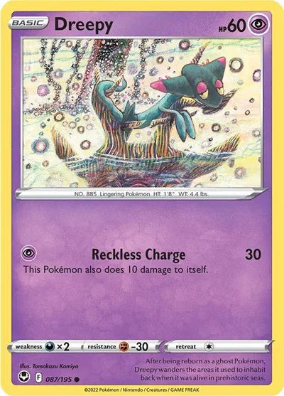 Dreepy - SWSH12: Silver Tempest (SWSH12) - Reverse holo
