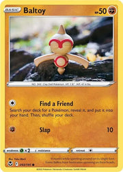 Baltoy 093/195 · Reverse Holofoil (Silver Tempest)