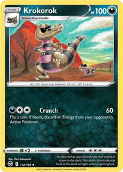 Krokorok 112/195 · Normal (Silver Tempest)