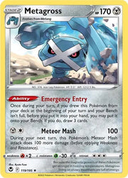 Metagross 119/195 · Holofoil (Silver Tempest)